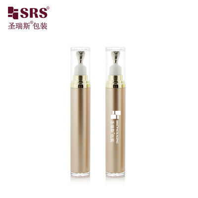 satın almak Çift Duvarlı Akrilik Parlak Nokta Şişesi 15ml/20ml Alloy Roller Head Göz Bakımı Serumu Paketleme online manufacture