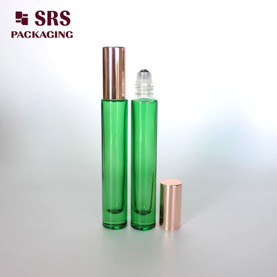 satın al Parfüm yağı için şişe üzerinde 10 ml açık yeşil kalın duvarlı cam rulo online manufacture