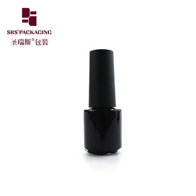 satın al boş lüks 3ml mini boya siyah cam tırnak cila konteyneri online manufacture