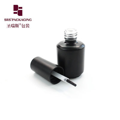satın al 1/2 oz 15 ml boş, kara, buzlu, tırnak lakı çıkarıcı cam şişe online manufacture