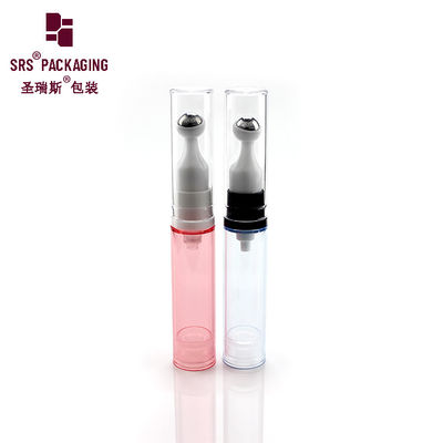 satın al Çelik topu üzerindeki 5 ml 10 ml 12 ml 15 ml plastik rulo yeniden doldurabilir kozmetik havasız şişe online manufacture