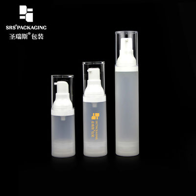 satın al 15ml 30ml 50ml plastik PP kozmetik boş havasız pompa serum şişesi online manufacture