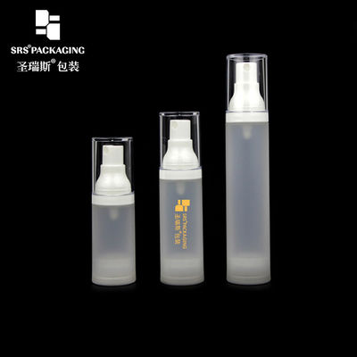satın al 15ml 30ml 50ml plastik sprey boş alkol hava içermeyen pompa şişeleri frosted online manufacture