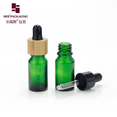 satın al 5 ml stok cam boş bambu damlacı küçük yağ şişeleri online manufacture