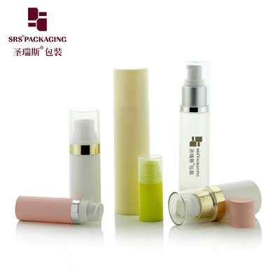satın al 15ml 30ml 50ml Özellik Rengi Boş Plastik PP PCR Havasız Pompa Şişesi online manufacture