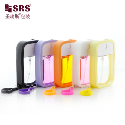 satın al SRS Yeniden doldurulabilir Boş Parfüm 50ml Sokak Spreyi Şişesiyle Özel Silikon Kapak online manufacture