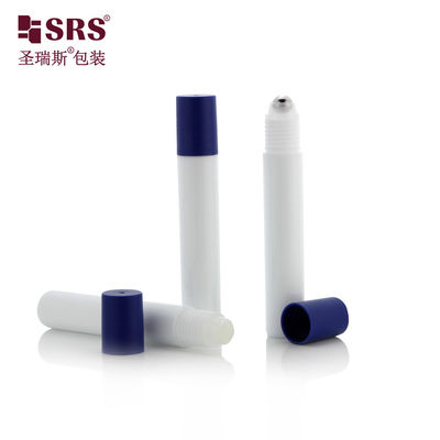 satın al Enjeksiyon Beyaz Renk Yuvarlak Göz Bakımı Serum Plastik Boş 15ml Rulo Şişe online manufacture