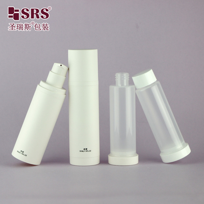 30ml 50ml 100ml PP PCR Geri dönüştürülebilir Boş Hava Yoksun Serum Değiştirme Şişesi