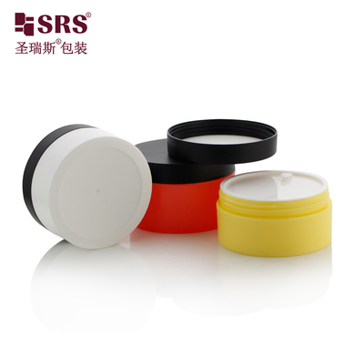 50g 75g 100g 150g Tek Duvarlı Özellik Mat PCR Geri Dönüştürülebilir Boş Kavanoz Plastik PP
