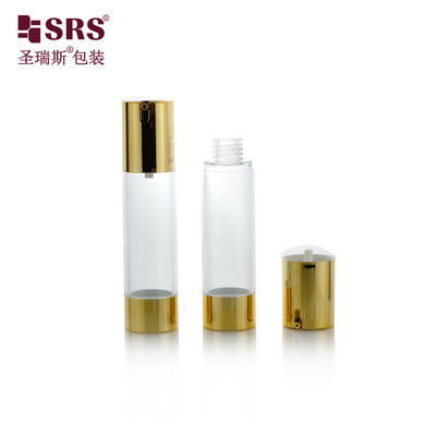 AS Plastik Boş Cilt Bakımı Yüz Kremi Losyon Serum Gel 50 ml Şişe Hava Yoksun