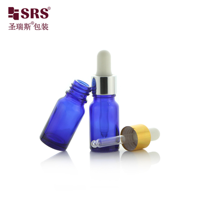 Küçük Boyutlu Seyahat Cep Yüz Serumu Essential Oil Glass Dropper Flask 10ml