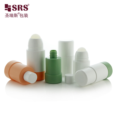 50ML 75ML Boş Kozmetik PP PCR Değiştirilebilir Yeniden Doldurulabilir Gel Roller Ball Deodorant Şişe