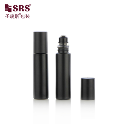Yuvarlak Kalın Duvarlı Özellik Elegant Parfüm Masaj Çelik Topu Cam Şişe 10ml