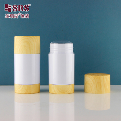 Yuvarlak Şekil Özel Renkli Plastik Çubuk Şişe 50ml Deodorant Kapı