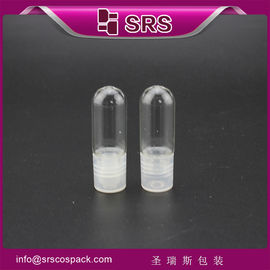SRS poluar boş 3ml Essential Oil Glass Packaging, sample Roll On Flask plastik kapağı olan