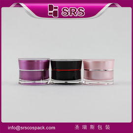 J092-10g mini cep pembe ve siyah kozmetik kavanozlar plastik