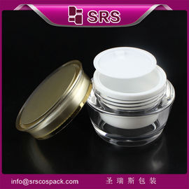 J037 15ml 30ml 50ml yüksek kaliteli güzellik kozmetik kavanozu