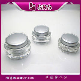 J040 Cilt kremi için yuvarlak şekilli 15 ml 30 ml 50 ml kozmetik kavanoz
