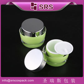 J041 15ml 30ml 50ml yuvarlak plastik kavanoz toptan satış