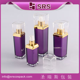 Shengruisi ambalajı L052-30ml 50ml 80ml 120ml akrilik kare kozmetik losyon şişesi
