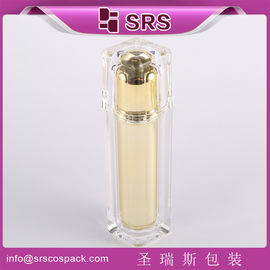 Shengruisi ambalajı L054-15ml 30ml 50ml 100ml lüks kare Plastik losyon pompası Şişe