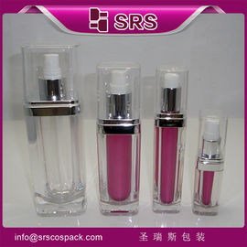 SRS China Manufacture Akrilik Kozmetik 15ml 30ml 60ml 120ml Kapaklı Plastik Losyon Şişesi