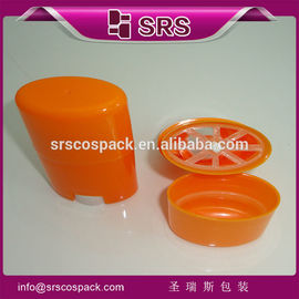 srs toptan oval şekilli kozmetik boş pp 15ml 50ml 75ml deodorant çubuk konteyneri