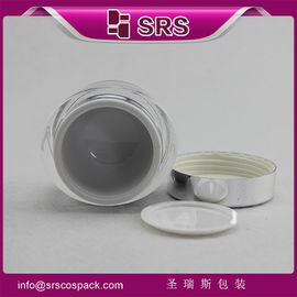 SRS PACKAGING yüksek kaliteli J041 kozmetik akrilik yuvarlak kavanoz