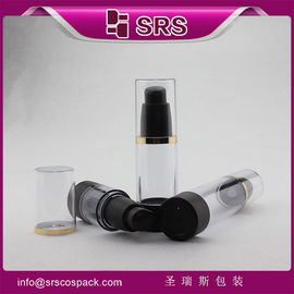 15ml 30ml 50ml kozmetik şişe tedarikçisi 30ml siyah hava pompası