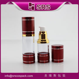Çin tedarikçisi serum için kırmızı alüminyum havasız şişe üretiyor