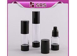 SRS plastik hava içermeyen serum şişesi, şişe 50 ml kozmetik toptan satış için AS losyon ambalajı
