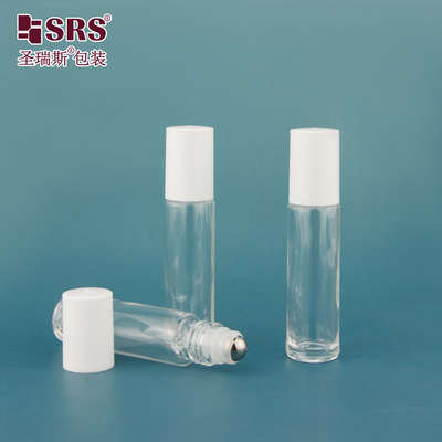 Dudak parlaklığı için şeffaf yuvarlak şekilli cam yuvarlak şişeler 10ml yuvarlak şişe yuvarlak