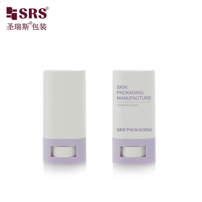 20g Boş Oval Biçimli PP Plastik Anti-Kikilme Balsam Özel Renkli Boş Deodorant Konteyneri Stik