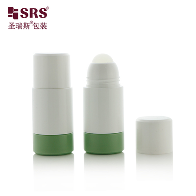 50ml 75ml Değiştirilebilir PCR PP Çevre dostu geri dönüştürülmüş rulo şişe Deodorant Paket üzerinde rulo