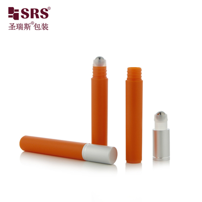 8ml Yuvarlak PP Enjeksiyon Rengi Boş Kozmetik Paketleme Saç Serumu Rol Masaj Şişesi