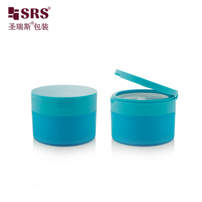 120g 150g Boş PP PCR Geri Dönüştürülmüş Enjeksiyon Özel Renk Flip Cap Body Butter Boş Kavanozlar