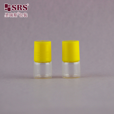 BLP-1ML Taşınabilir Mini Örnek Büyüklüğü Boş Şeffaf Cam Şişe Rol Paketi