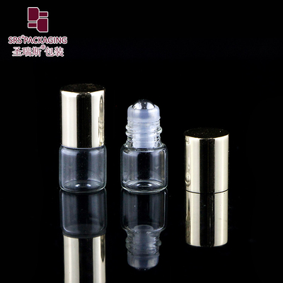 BLP-1ML Şeffaf Essential Oil Glass Tube Roll On Bottle DIY karışımları için dayanıklı ve kullanışlı