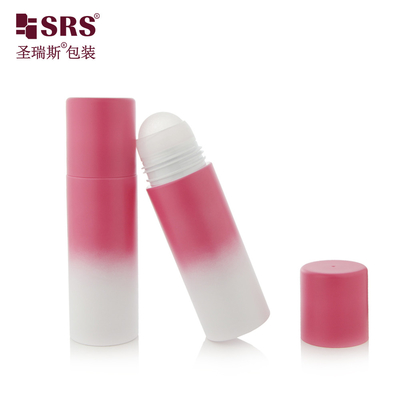 PET43 130ML 170ML Antiperspirant Gel Serum PET Şişe Üzerindeki Rulo Top Sahibi Çevreye Dostu ve Özelleştirilebilir