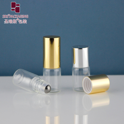 BLP-2ML Roller Ball Packaging Travel Size Essential Oil Transparent Glass Roll On Bottle Hiçbir Sızıntı