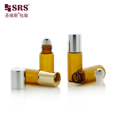 BLP-3ML Essential Oil Glass Roller Roll-On Flaski Parfüm için Sızıntı Yok Özel Paketleme