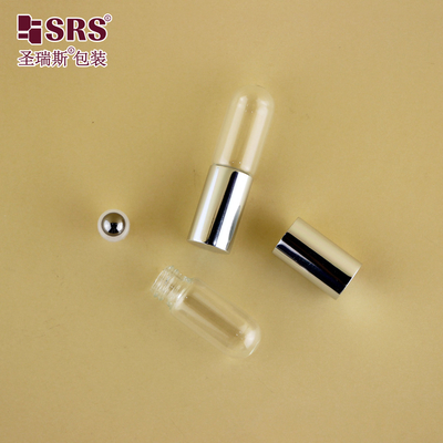 BLP-3ML Parfüm Essential Oil için Şişede Açık Yuvarlak Alt Cam Rulo Sızıntı Yok Uygulayıcı Ambalaj