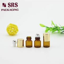 1 ml yolculuk boyutu mini cam rulo topu boş şişe