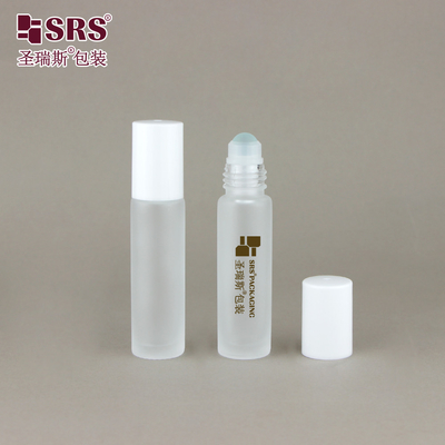 BLPM-10ML Mat Finished Clear Frosted Glass Roller Ball Bottle For Perfume Essential Oil Nail Care Oil Packaging No Leakage Wholesale