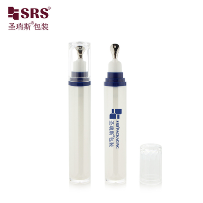 LR001-15ML Yüksek Kalite Sızıntı Yok Akrilik Özelleştirme Göz Serumu Kozmetik Paketleme Uygulayıcı Metal
