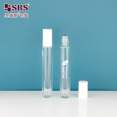 GB1-10ML PP PCR Plastik Kapaklı Özel Kalın Şişe Kozmetik ve Deri Bakım Yağı Parfüm Kokusu için Cam Yuvarlak Paket