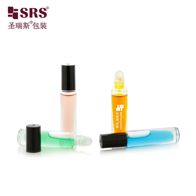 GB1-5ML Yuvarlak Yüksek Kalite Sızıntı Yapan Olumlu Yağ Roller Top Şişe Uygulayıcı Plastik Kapağıyla