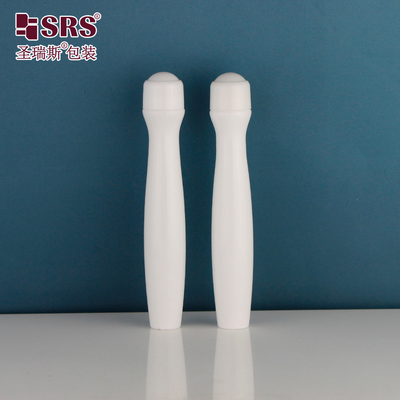Yuvarlak Bel şekli 15ml Roller Ball Roll on Bolttles göz serumu masajı için