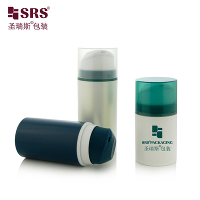 PA604 30ml 50ml 80ml 100ml 120ml 150ml 200ml Özel Şampuan Vakfı Kozmetik Paketleme Vakum Hava Yoksun Şişe Deri Bakım Ürünleri için Logo Yazdırma