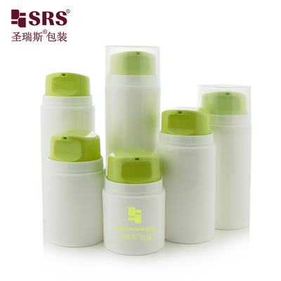 PA605 30ml 50ml 80ml 100ml 120ml 150ml 200ml Enjeksiyon Parlak Yeşil Renk Güzel Yüz Kremi Pompa Şişe Hava Sıcaklığı Yok Şişe